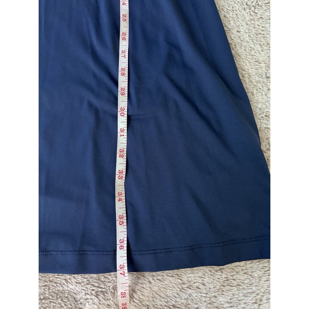 Columbia Navy Sleeveless Scoop Neck Freezer Women's Dress - Picture 13 of 16